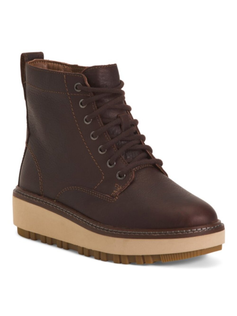 CLARKS Leather Oriannaw Lace Comfort Boots